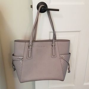 Michael Kors Voyager Signature Leather Tote